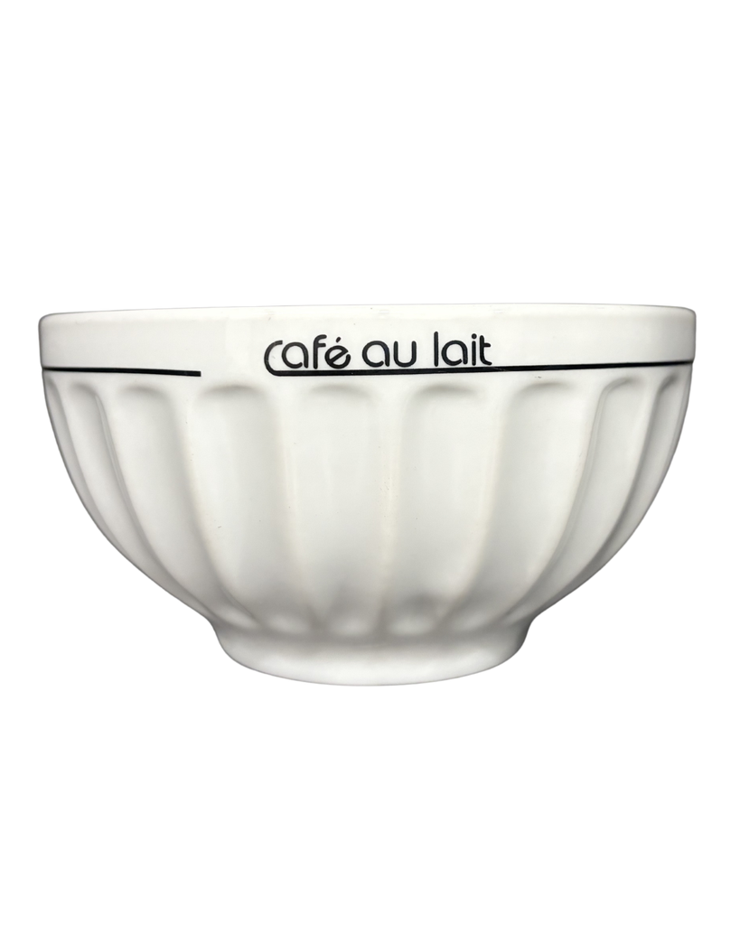 Bol de café au lait blanc 12 oz