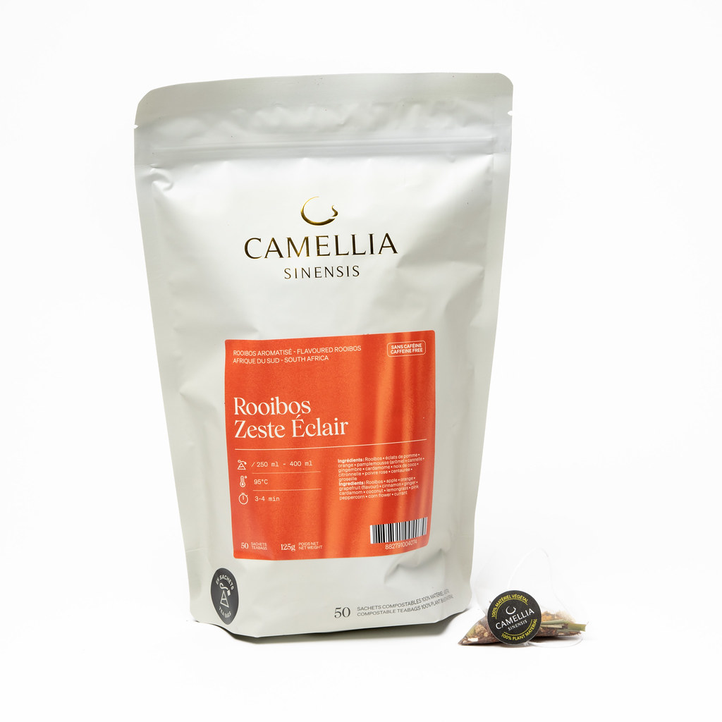 Thé Camellia Roobois Zeste Éclair (50 sachets)