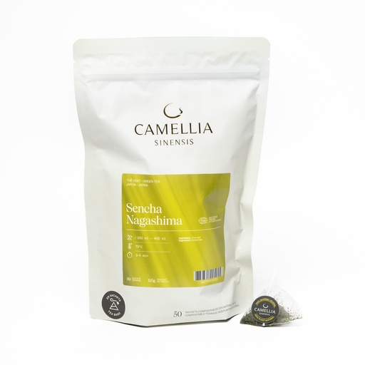 [TC-Sen50] Thé Camellia Sencha Nagashima Bio (50 sachets)
